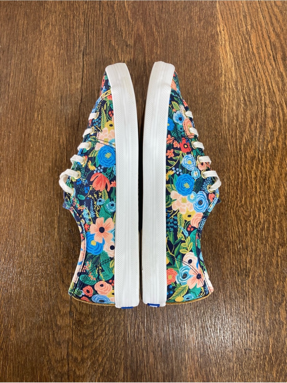 Keds x Rifle Paper Co Garden Party Canvas Sneaker Women’s Size 8 Multi - Picture 5 of 8